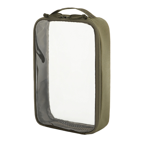 M-Tac - Органайзер Elite Large Transparent Pocket - 30 x 19 cm - Ranger Green - 10147023-L - Органайзеры тактические