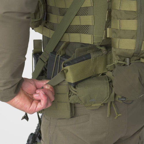 Підсумки тактичні - Helikon - Подвійний горизонтальний підсумок - Olive Green - MO-GDH-CD-02