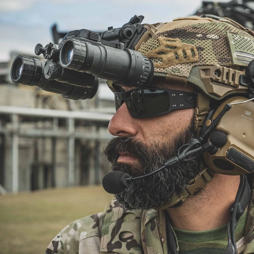 Баллистические очки - Gatorz - Баллистические фотохромные очки Magnum - ANSI Z87+ - Тонированные - Черные - GZ-01-005