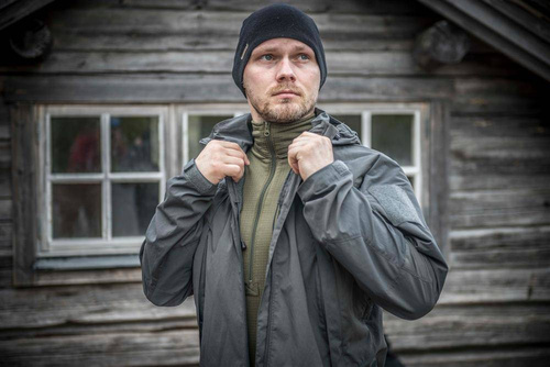 Військові куртки - Helikon - Куртка від дощу Blizzard® - StormStretch® - Mud Brown - KU-BLZ-NL-60.