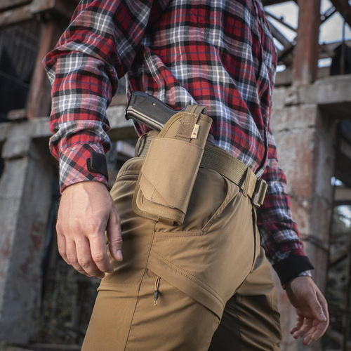 Спорядження - M-Tac - Універсальна кобура Elite - права - Coyote - 10166005-R - Кобура на пояс