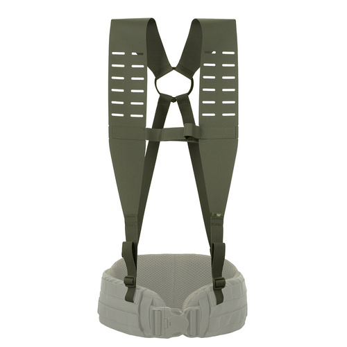 Одяг - M-Tac - Тактичні поясні підтяжки Laser Cut - Ranger Green - 10255023 - Ремені для штанів