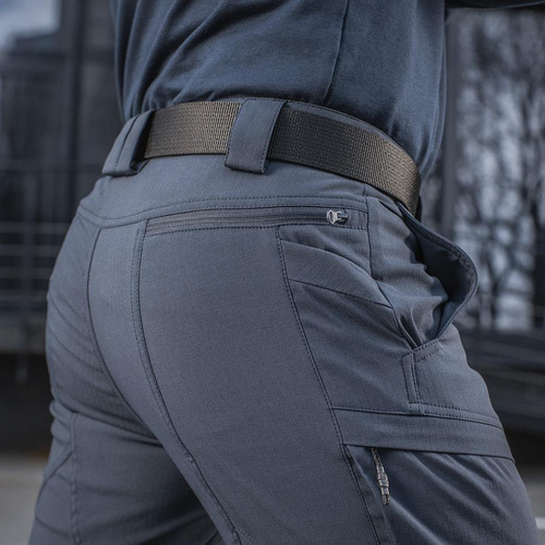 Тактические брюки - M-Tac - треккинговые брюки Sahara Flex Lite - темно-синий - 20064015