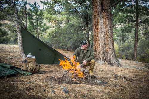 Одяг - Helikon - Футболка Woodsman - Taiga Green / Coyote - KO-WDN-DC-1109A - Тактичні сорочки