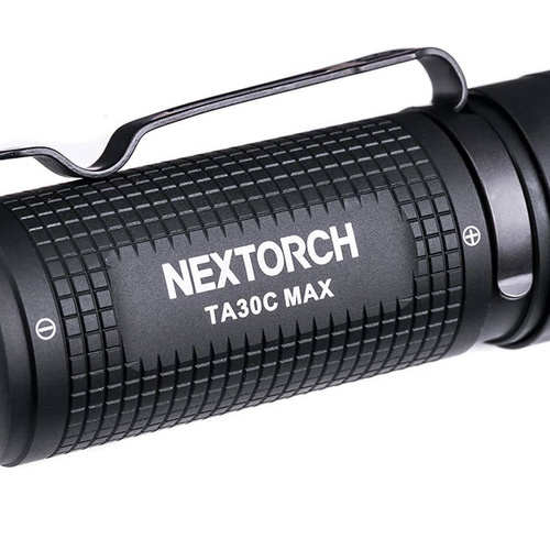 NEXTorch - LED фонарик TA30C MAX - 3000 лм - алюминий - черный - TA30C MAX - Фонарики на аккумуляторе - Фонарики