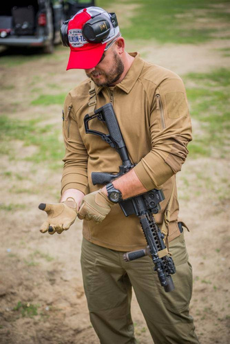 Снаряжение - Helikon - Range Tactical® Gloves - PenCott WildWood / Coyote - RK-RNG-PO-4511A. - Тактические перчатки