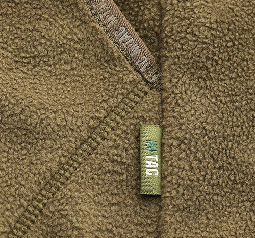 Флисовые куртки - M-Tac - Мужская толстовка Lite Microfleece Hoodie - Dark Olive - 20026048