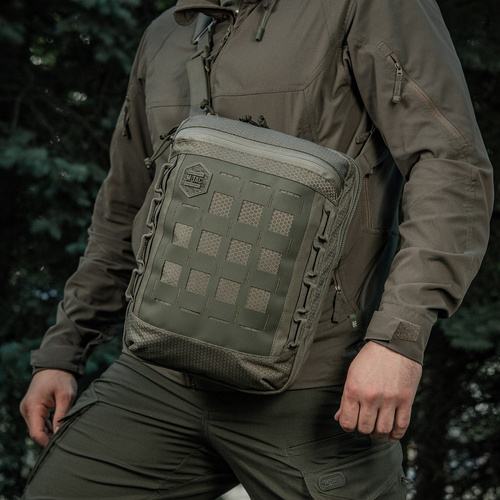 M-Tac - Сумка через плече Laser Cut Hex - Cordura - Ranger Green - 10241023 - Сумки - Рюкзаки
