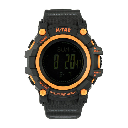 M-Tac - Тактичний годинник Adventure - Чорний / Помаранчевий - 50005035 - Годинники