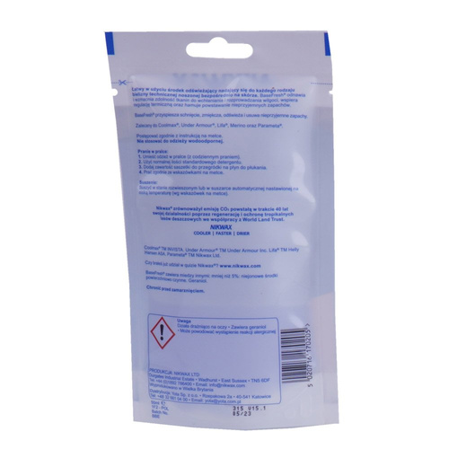 Уходу за одеждой - Nikwax - BaseFresh термоочиститель для одежды - 50 мл - 1F2