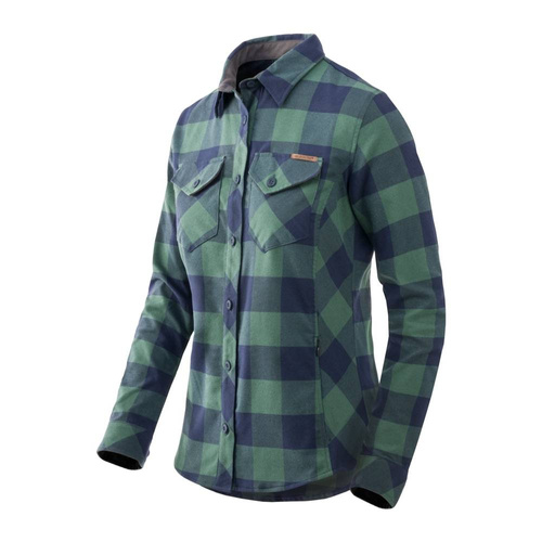Helikon - Рубашка женская Marigold - Moss Green Checkered - KO-MWS-NS-PG - Тактические рубашки