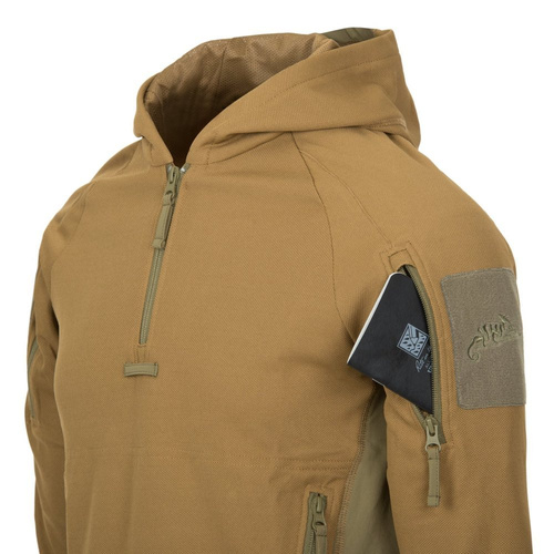 Helikon - Кофта тактична Range Hoodie® - Olive Green / Чорний - BL-BRH-TC-0201A - Худі Helikon - Одяг