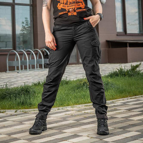Одежда - M-Tac - Женские брюки Aggressor Lady Flex Boot Pants - Черный - 20069002 - Тактические брюки