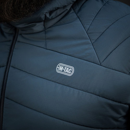 Куртки зимние - M-Tac - Пуховая куртка Jarl - нейлон - Primaloft - Dark Navy Blue - 20544006