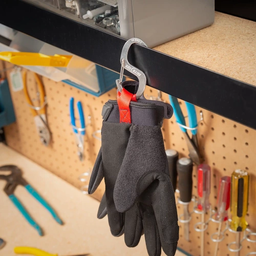 Туризм - Nite Ize - гачок S-Biner Hook 'N Hold S-Hook Small - 2 шт. - Сталь - Срібло - SBHS-11-2R3 - Карабины