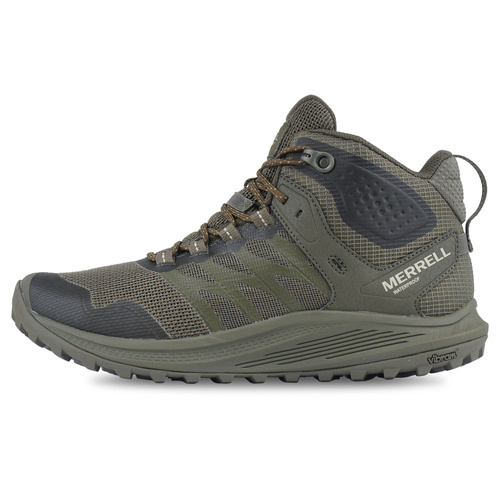 Тактичне взуття - Merrell - Трекінгові черевики Nova 3 Tactical Mid - Водонепроникний - Dark Olive - J005053