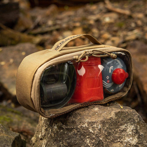 Сумки - M-Tac - Прозрачный карман Elite Medium - Coyote - 10147005-M