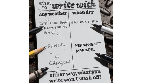 Rite in the Rain - Водонепроницаемый блокнот - 4 5/8 x 7" - 873 - серый - Водонепроницаемые блокноты - Кемпинг