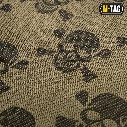 Бандани, арафатки, шарфи-труби - M-Tac - Слінг Shemagh - Pirate Skull - Оливковий/Чорний - 40903001