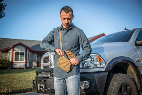 Рюкзаки - Helikon - Торба на плече EDC Compact Shoulder Bag - 2 L - Coyote - TB-ECS-CD-11 - Сумки