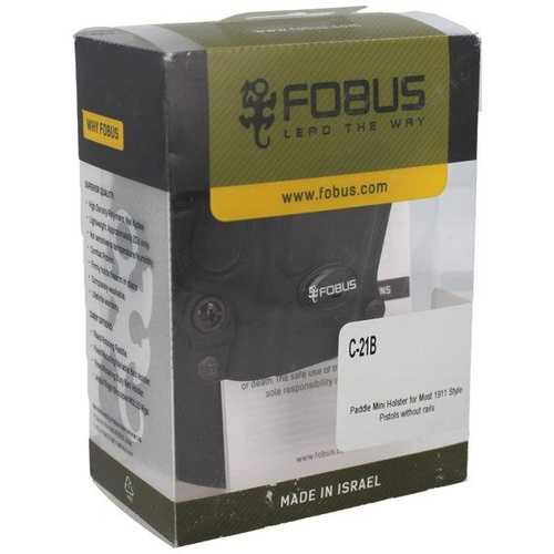 Кобуры поясные - Fobus - Кобура Colt 1911, Browning, FN, Kahr, Kel-Tec - Płetwa Standard - Правая - C-21B