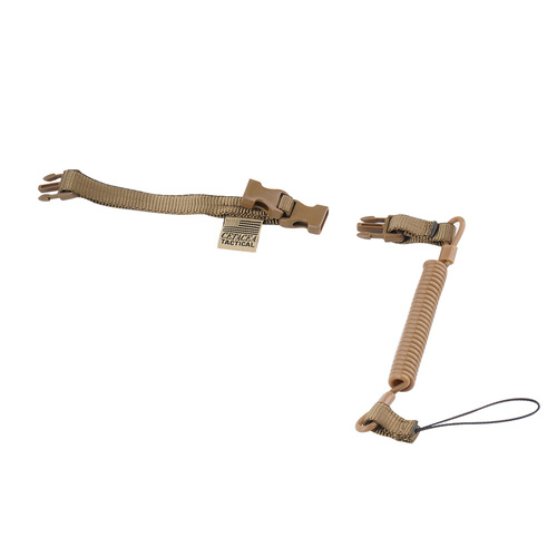 Тренчики - Cetacea Tactical - Поводок Plain Clothes Mini-Coil Lanyard - Olive Drab - TA-PCO-OD