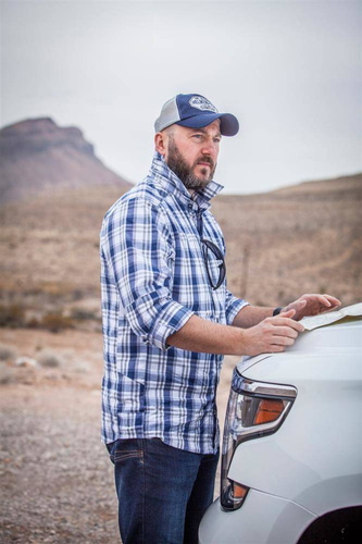 Helikon - Рубашка TRIP Nylon Blend - Indigo Plaid - KO-TRI-NB-P8