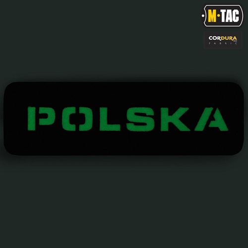 Нашивки - M-Tac - Нашивка - Польша 25х80 - Laser Cut Fluorescencyjna - Ranger Green/Lum - 51004223