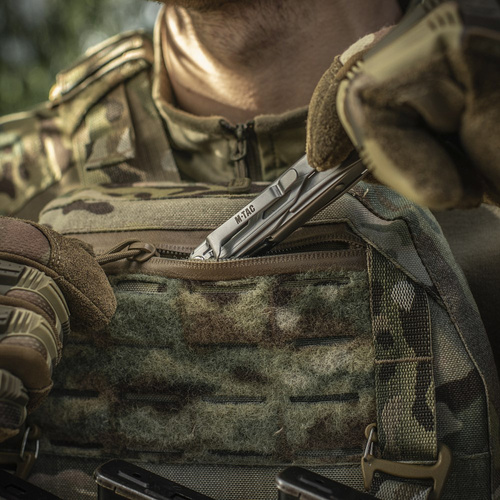 Багатофункціональні ножі - M-Tас - Складаний ніж типу 3 - 5 інструментів - сріблястий - 60017102 - Багатофункціональні ножі