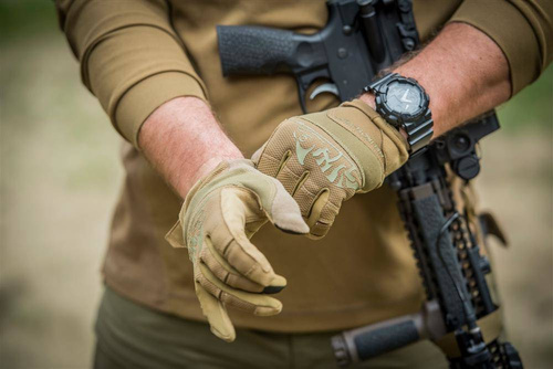 Тактические перчатки - Helikon - Range Tactical® Gloves - MultiCam / Coyote - RK-RNG-PO-3411A.