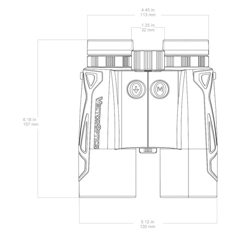 Туризм - Vector Optics - Бінокль-далекомір Paragon 10x42 - Чорний - SCBRF-02 - Біноклі
