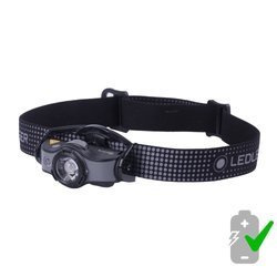 Ledlenser - MH5 перезаряжаемый налобный фонарь - 400 люмен - черный / серый - 502147
