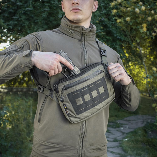 Сумки - M-Tac - Сумка через плече Admin Bag Elite - Ranger Green/Black - 10176023