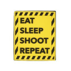 101 Inc - Нашивка 3D - Eat Sleep Shoot Repeat - 444130-7342