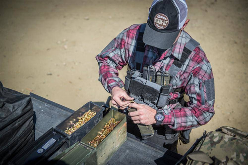 Снаряжение - Helikon - Подсумок тройной - Shadow Grey - IN-C3C-CD-35 - Подсумки тактические