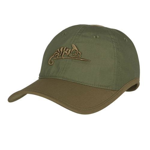 Helikon - Кепка з логотипом - PolyCotton Ripstop - Olive Green / Adaptive Green - CZ-LGC-PR-0212A - Бейсболки