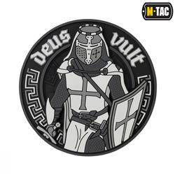 M-Tac - Нашивка ПВХ Deus Vult 3D - чорний - 51116236
