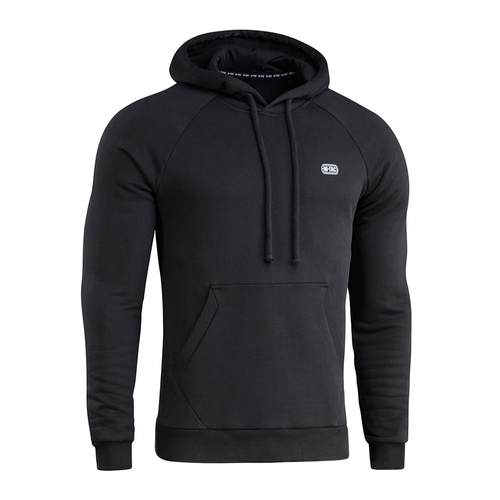 M-Tac - Толстовка хлопковая реглан Hard Tactical Sweatshirt - Black - 51388002 - Толстовки - Одежда