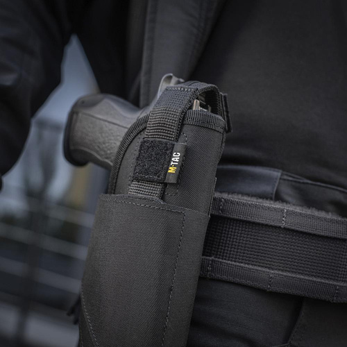 M-Tac - Кобура универсальная Elite - Левый - Чёрный - 10166002 - Кобуры MOLLE - Снаряжение