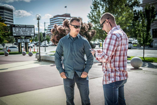 Helikon - Сорочка з суміші нейлону TRIP - Червоний плед - KO-TRI-NB-P7