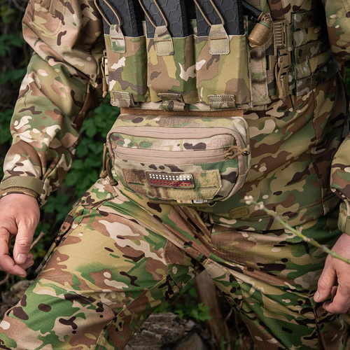 Нашивки - M-Tac - нашивка з польським прапором - флуоресцентна - пікселі - лазерне різання - червона / MultiCam / біла - 51005108