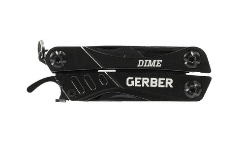 Багатофункціональні ножі - Gerber - Мультитул Dime Micro Black - Czarny - 31-003610