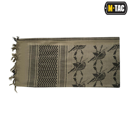 M-Tac - Хустка-Арафатка Shemagh Spartan - Foliage Green / Czarny - 40904007 - Бандани, арафатки, шарфи-труби - Одежда