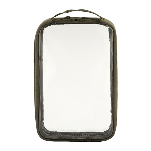 M-Tac - Органайзер Elite Large Transparent Pocket - 30 x 19 cm - Ranger Green - 10147023-L - Органайзеры тактические - Кемпинг