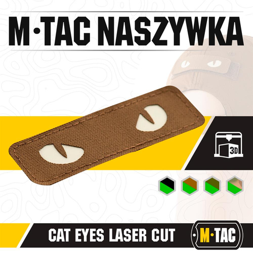 Нашивки - M-Tac - Нашивка Morale Patch - Cat Eyes - Laser Cut - 51009599