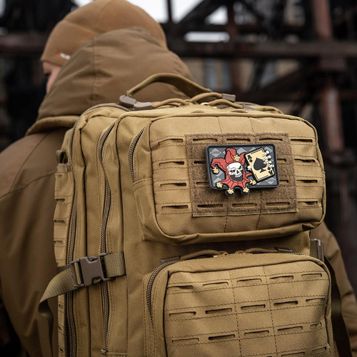 M-Tac - Нашивка Morale Patch - Джокер Череп 3D ПВХ - Чёрный - 51120000 - Нашивки