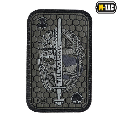 M-Tac - Нашивка Morale Patch Til Valhall Ace - Жаккард - Оливковый - 51141001 - Нашивки