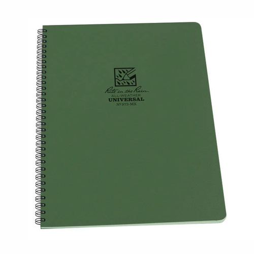 Rite in the Rain - Водонепроникний блокнот 8 1/2 x 11" - 973-MX - оливковий - Водонепроникні блокноти