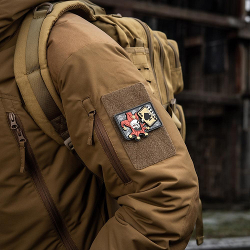 Нашивки - M-Tac - Нашивка Morale Patch - Череп Джокера 3D ПВХ - Чорний - 51120000