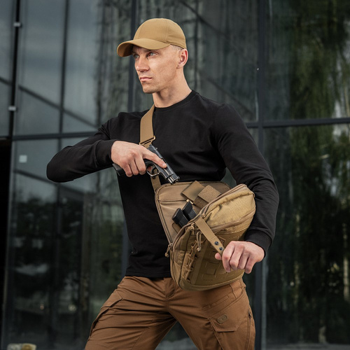 M-Tac - Сумка на плечо Laser Cut Hex - Cordura - Coyote - 10241005